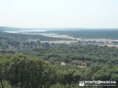 Río Manzanares y el Puente de la Marmota; rio chillar senderismo